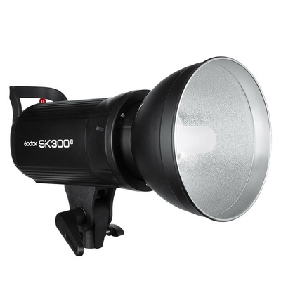 Godox SK300II Studio Strobe 300W, 2.4G Wireless X System GN58 5600K Monolight with Bowens Mount 150W Modeling Lamp, Outstanding Output Stability, Anti-Preflash