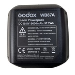 Godox WB87A Battery Pack  for AD600 AD600B AD600BM AD600M Studio Flashes