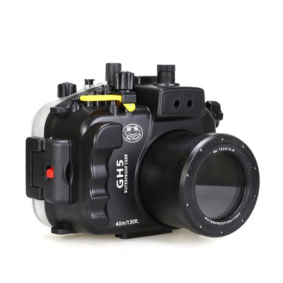 SeaFrogs 40M/130ft Underwater Camera Housing Waterproof Case for Panasonic Lumix GH5/ GH5 S/ GH5 II