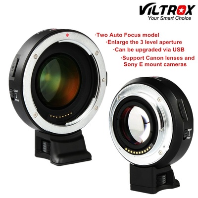 Viltrox EF-E II Auto Focus Reducer Speed Booster Lens Adapter for Canon EF EOS Lens to Sony Camera A9 A7 II A7RIII A7SII A6500