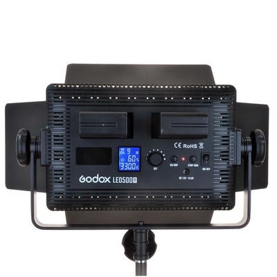 Godox LED500W LED 5600K Video White Light Lamp Panel Remote Control for Studio, Wedding, Macrophotography, Photojournalistic and Video Recording