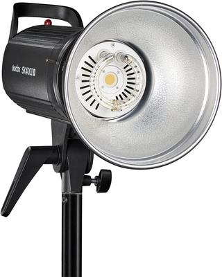 Godox SK400II-V 400Ws Professionelle Studio Strobe, 2.4G Wireless X System GN65 2.4G GN65 5600K with LED Modeling Lamp Bowens Mount for Studio