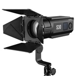 Godox S30 Focusing LED Light, Daylight-balanced 5600K, CRI/TLCI: 96, Multiple Options of Power Supply