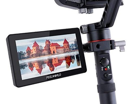 FEELWORLD F6 Plus 5.5 Inch DSLR Camera Field Monitor 3D LUT Touch Screen Support 4K HDMI IPS FHD 1920X1080 with Tilt Arm