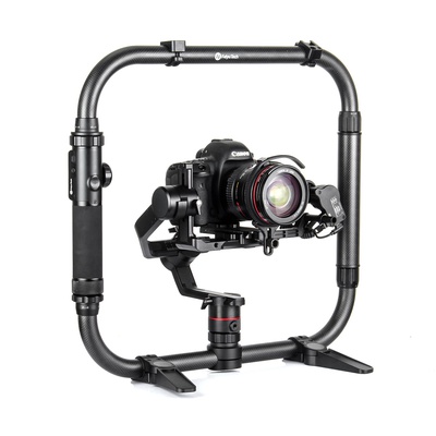 FeiyuTech Feiyu AK4000 Dual Handle Grip kit, 3-Axis Gimbal Stabilizer for Camcorder Mirrorless DSLR Digital Nikon Canon Sony Cameras, Max Payload 4.0kg (Come with a Free AFII Follow Focus servo)