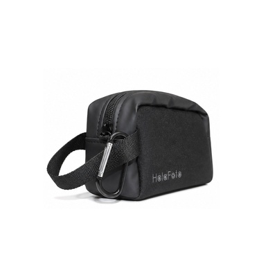 HolaFoto Camera Lens Pouch, Soft Protective Lens Case with Weather-Resistant Exterior, Lightweight Camera Lens Storage Bag for DSLR & Mirrorless Lenses, 7.6" x 3.9" x 3.1"