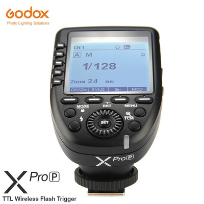 Godox Xpro-P TTL Wireless Flash Trigger 2.4G 1/8000s HSS TTL Convert-Manual TCM Function Large LCD Screen Flash Transmitter for Pentax K-1 645Z K70 K50 KP K-S2