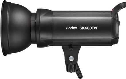 Godox SK400II-V 400Ws Professionelle Studio Strobe, 2.4G Wireless X System GN65 2.4G GN65 5600K with LED Modeling Lamp Bowens Mount for Studio