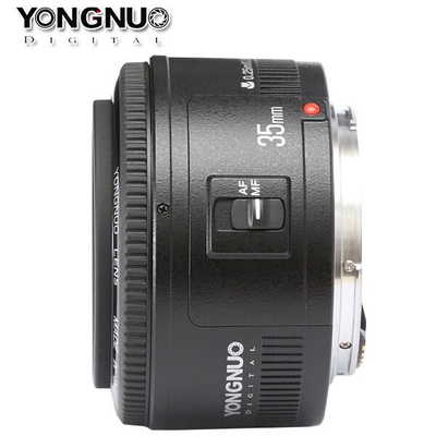 Yongnuo 35mm lens YN35mm F2 lens Wide-angle Large Aperture Fixed Auto Focus Lens For canon