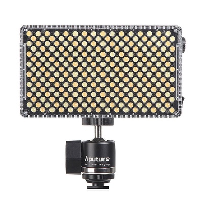 Aputure AL-F7 ,Aputure H198 Upgrade Ver 256 LEDs Bi-Color Temperature 3200-9500K CRI95+ TLCI95+ On Camera Video Light Color