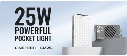 ZHIYUN CINEPEER CM25 25W LED On-camera Video Light