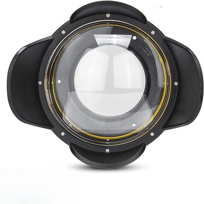 SeaFrogs Fisheye Wide Angle Dome Port Len Shade Cover for Camera Diving Housing (Round), Pressure Resistant is up to 60m/ 197ft