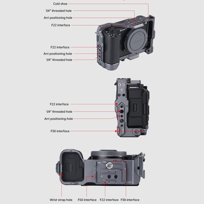 FALCAM C00B3501 Quick Release Cage (FOR SONY ZV-E1)