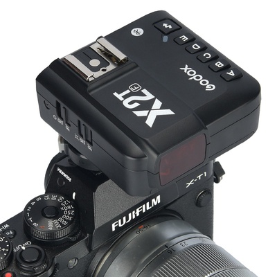 Godox X2T-F TTL Wireless Flash Trigger for Fujifilm, Bluetooth Connection Supports iOS/Android App Contoller, 1/8000s HSS, TCM Function, 5 Separate Group Buttons, Relocated Control-Wheel, New Hotshoe Locking, New AF Assist Light
