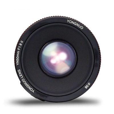 YONGNUO YN50mm F1.8 II Large Aperture Auto Focus Lens Small Lens with Super Bokeh Effect for Canon EOS 70D 5D2 5D3 600D DSLR Camera