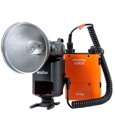 Godox Witstro AD360II-N 360W GN80 E-TTL Flash Speedlite & PB-960 Battery pack (Orange) for Nikon