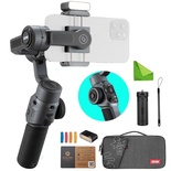 Zhiyun Smooth 5 Combo 3-Axis Focus Pull & Zoom Capability Handheld Gimbal Stabilizer for Smartphone Like iPhone 13 12 11 X 8 7 Plus 6 Plus Samsung Galaxy S8+ S8 S7 S6 S5