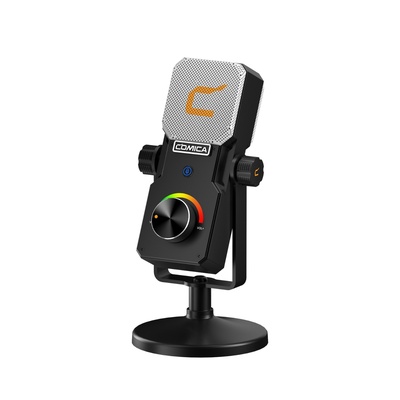 COMICA STA-U1 Cardioid Condenser USB Microphone, widely compatible with smartphone, laptop, PC and other equipments, and can be used for live streaming, podcast, recording, gaming, video recording, music creation and other scenes