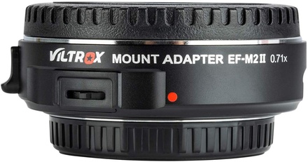 VILTROX EF-M2II Focal Reducer Booster Adapter Auto-Focus 0.71x for Canon EF Mount Series Lens to M43 Camera GH4 GH5 GF6 GF1 GX1 GX7 E-M5 E-M10 E-M10II E-PL5