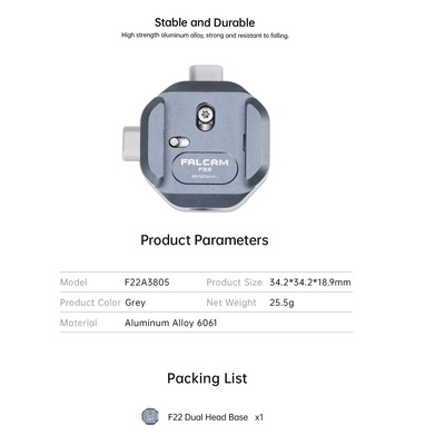 FALCAM F22 Dual Head Base F22A3805