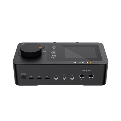 Comica LinkFlex AD5 Feature-packed Audio Interface for Studio Quality Recording, Podcasting, and Streaming, for Guitarist, Vocalist, Podcaster or Producer, for  PC/Win/Mac/Phone/iPad/Tablet