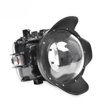 SeaFrogs M50 [40m/130ft] Underwater Housing with WA005B 6" Dry Dome Port Kit, Waterproof Case for Canon EOS M50 / M50 II / EOS Kiss M