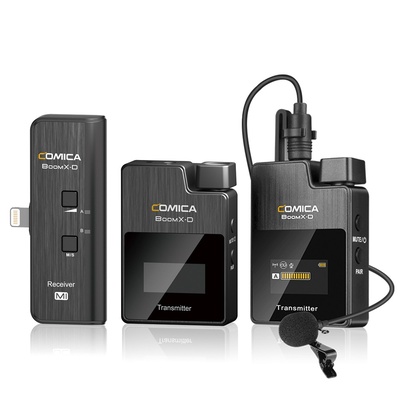 Presale COMICA BoomX-D MI2.4G Digital 1-Trigger-2 Wireless Microphone with Transmitter & Receiver Clip-on Microphone