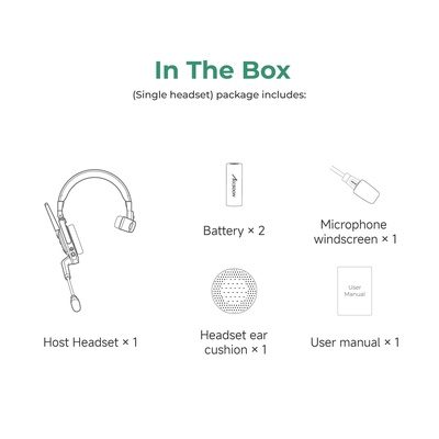 Accsoon CoMo Wireless Intercom Headset (Host)