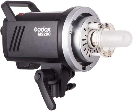 Godox MS200 Studio Strobe 200Ws 110V GN53 5600K Bowens Mount Monolight, Built-in Godox 2.4G Wireless System, 150W Modeling Lamp, Outstanding Output Stability, Anti-Preflash, 1/32 to 1/1 Steps Output