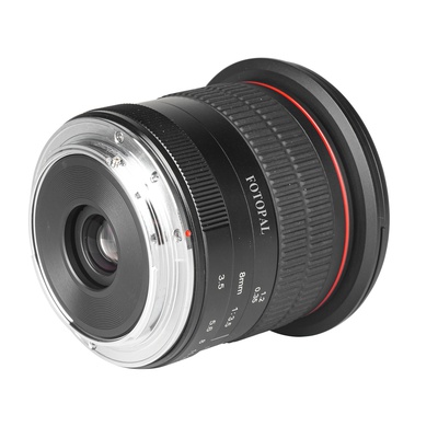 FOTOPAL 8mm f/3.5 Wide Angle Fisheye Lens for for Canon EF-mount  APS-C M Camera