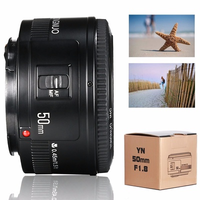 YONGNUO YN EF 50mm f/1.8 AF Lens Aperture Auto Focus for Canon EOS DSLR Cameras