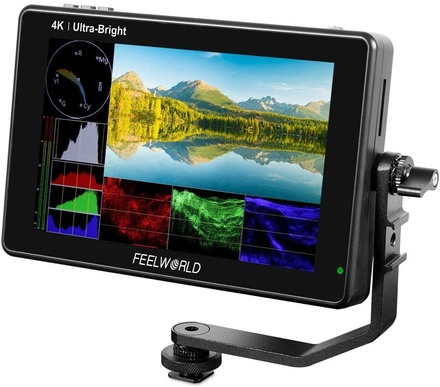 FeelWorld LUT7 PRO 7" Ultrabright HDMI Field Monitor with F970 Accessory Mounting Plate