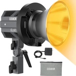 COLBOR CL60 65W Cob Light 2700-6500K Bi-color Bowens Mount APP Group Control Portable Video Light Professional Photography Studio Lighting For Film Photo Camera Shooting