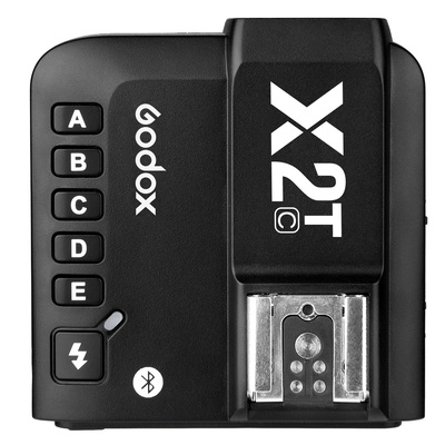 Godox X2T-C TTL Wireless Flash Trigger for Canon, Bluetooth Connection Supports iOS/Android App Contoller, 1/8000s HSS, TCM Function, 5 Separate Group Buttons, Relocated Control-Wheel, New Hotshoe Locking, New AF Assist Light
