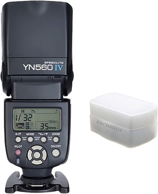 Yongnuo YN-560 IV Flash Speedlite for Canon Nikon Pentax Olympus DSLR Cameras