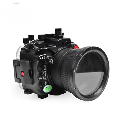 Seafrogs 40M/130FT Underwater Camera Housing Waterproof Case For Sony A1 With Standard Port for Sony 28-70mm F3.5-5.6, 16-35mm F/4, 24-70mm F/4 lens