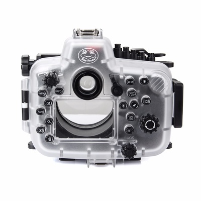 SeaFrogs [40M/130ft] Waterproof Housing V2.0 for Canon 5D IV Underwater Case for Mark IV 5D4 with EF 24-105mm f/4L Lens, Compatible with Canon 5D Mark III 5D3, W/ Port for Vacuum System