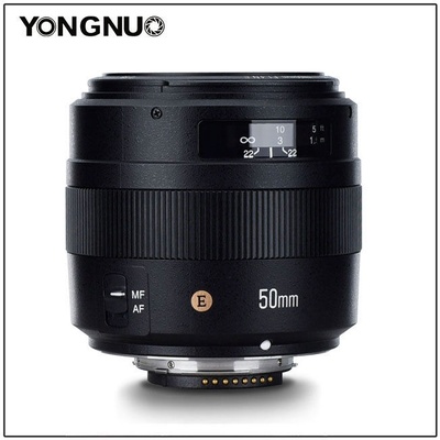 YONGNUO YN50MM F1.4N E Standard Prime Lens AF/MF for Nikon D7500、D7200、D7100、D7000、D5600、D5500、D5300、D5200、D5100、D5000、D3400、D3300、D3100 etc