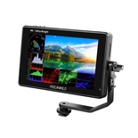 FEELWORLD LUT7S PRO 7 Inch Ultra Bright 2200nits DSLR Camera Field Monitor 3D LUT Touch Screen HDR with Waveform F970 External Power and Install Kit 4K HDMI 3G-SDI Input Output 1920X1200 IPS Panel