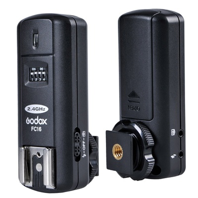 Godox FC-16 2.4GHz 16 Channels Wireless Remote Control Flash Trigger With Receiver for Nikon D4 D90 D300s D3200 D5100 D7000