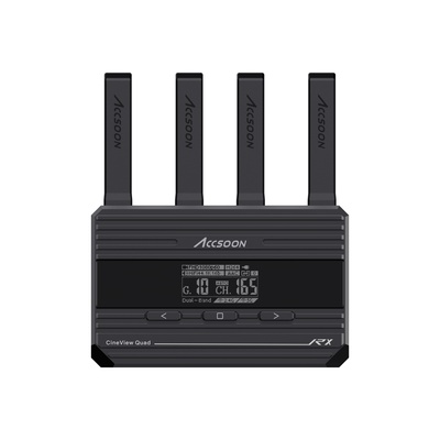 ACCSOON CineView Quad 2.4 GHz 5 GHz Dual-Band  Wireless Transmission Video System