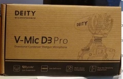 Deity V-Mic D3 Pro Super-Cardioid Directional Shotgun Microphone with Rycote Shockmount for DSLRs, Camcorders, Smartphones, Tablets, Handy Recorders, Laptop and Bodypack Transmitters