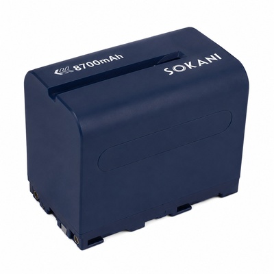 SOKANI NP-F970 Battery 8700mAh 64.38Wh Replacement for Sony NP-F970 NP-F960 NP-F950 NP-F930, Rechargeable Li-ion Battery Compatible with LED Video Light, Camera Monitor, Camcorder