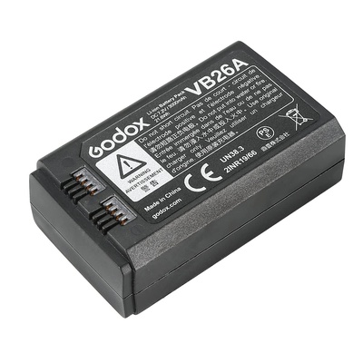 Godox VB26A DC 7.2V 3000mAh 21.6Wh Lithium Battery Power Pack for Godox V1S V1N V1C V1F V1O V1 V860III V850III Flash