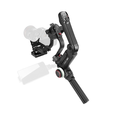 Zhiyun Crane 3 LAB 3-axis Handheld Gimbal Stabilizer for DSLR/Mirrorless Camera Sony Canon Panasonic Nikon(Creator Package - with Phone Holder,Zoom/Focus Motor, Camera Belt, Quick Setup kit, monopod)