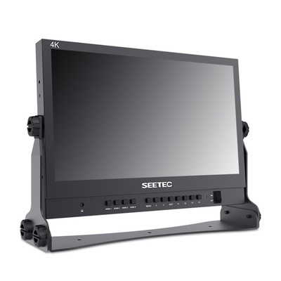 SEETEC ATEM156 15.6 Inch Live Streaming Broadcast Director Monitor with 4 HDMI Input Output Quad Split Display for ATEM Mini Video Switcher Mixer Pro Studio Television