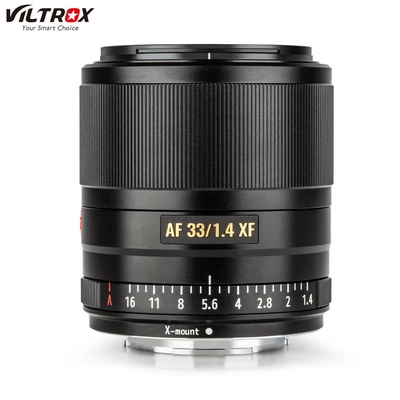 VILTROX 33mm F1.4 XF AF 33/1.4 STM Auto Focus Fixed Focus Lens for Fujifilm FUJI X-mount X-T3 X-H1 X20 X-T30 X-T20 X-T10 Camera Black