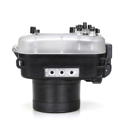 SeaFrogs 40m 130ft Underwater Camera Housing for Canon EOS M5 18-55mm Lens