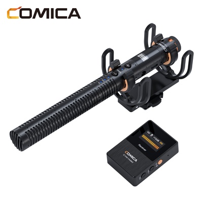 comica CVM-VM30 2.4G Super Cardioid Condenser Wireless Shotgun Microphone