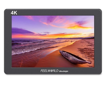 FEELWORLD P7 7 inch 2200nit Camera Field Monitor Rugged Aluminum Design 4K HDMI Input Output 1920X1200 IPS Panel